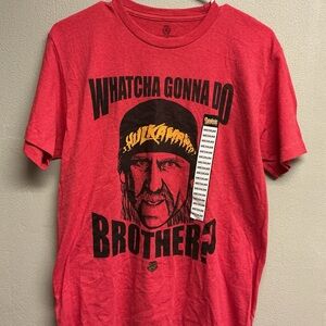 Hulk hogan Red Graphic Men's T-Shirt 0021